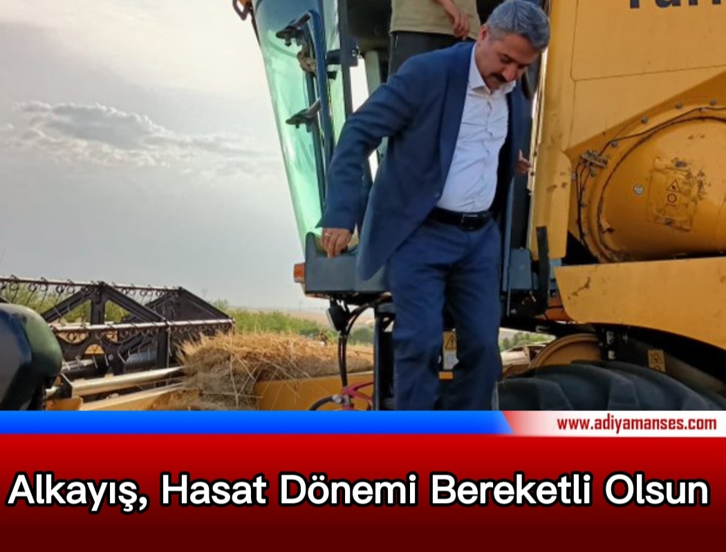 Alkayış Hasat Yapan Çiftçileri Ziyaret Etti