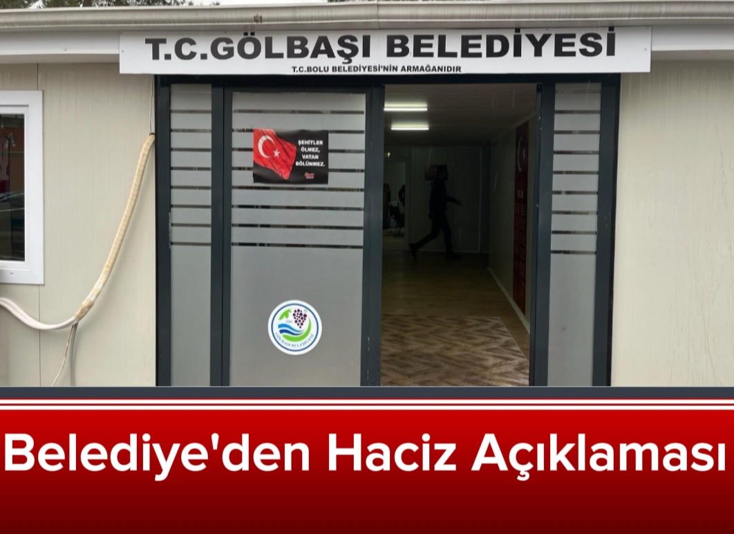 Belediye'den Haciz Açıklaması