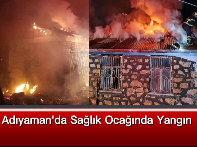 Sağlık Ocağında Yangın