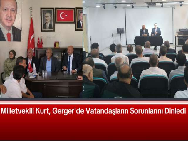 Milletvekili Kurt Gerger'de