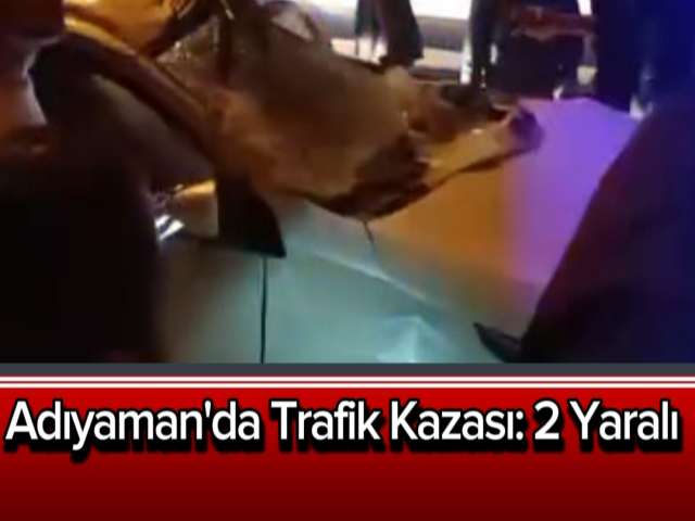 Trafik Kazası: 2 Yaralı