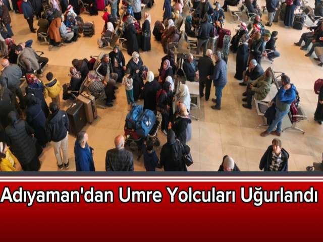 Umre Yolcuları Kutsal Topraklara Uğurlandı