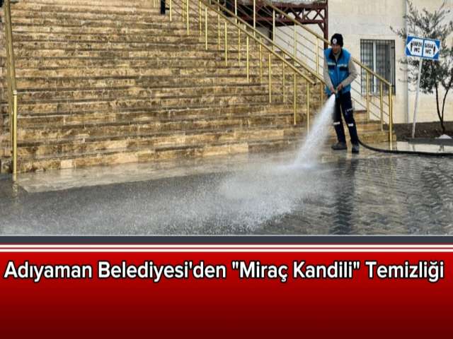 Belediye'den Kandil Temizliği