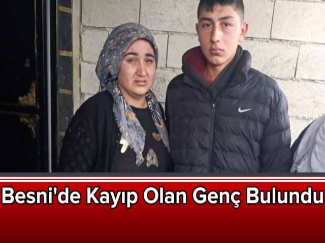 Aranan Genç Bulundu