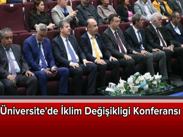 Üniversite'de İklim Değişikligi Konferansı