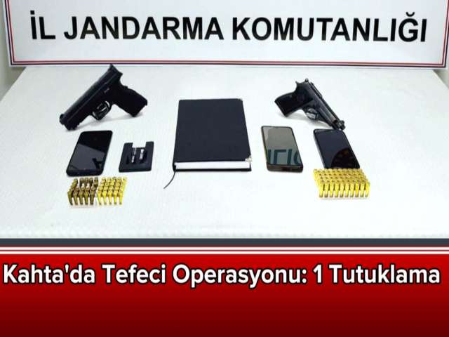 Kahta'da Tefeci Operasyonu 1 Tutuklama