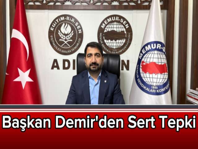 Başkan Demir'den Sert Tepki