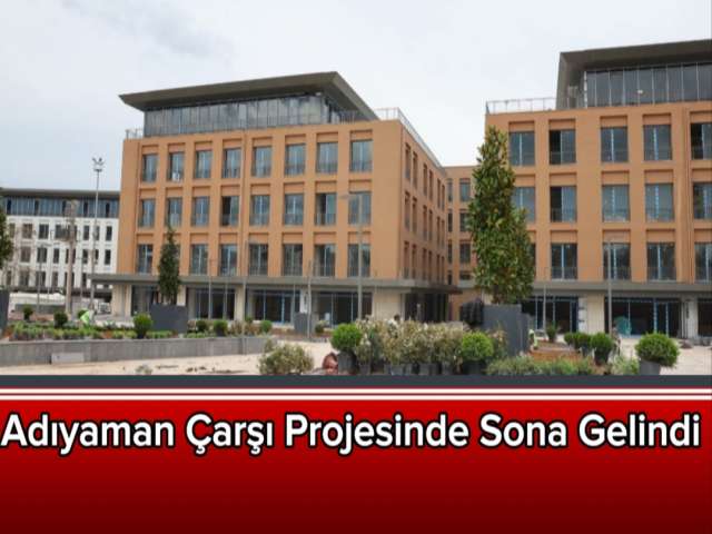 Çarşı Projesinde Sona Gelindi