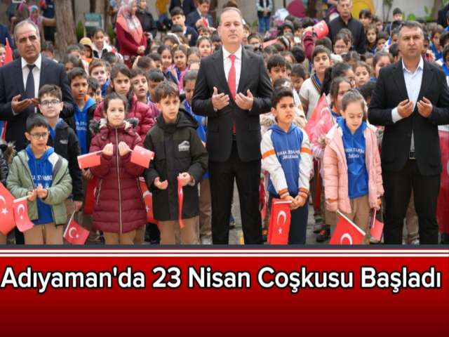 Adıyaman'da 23 Nisan Coşkusu