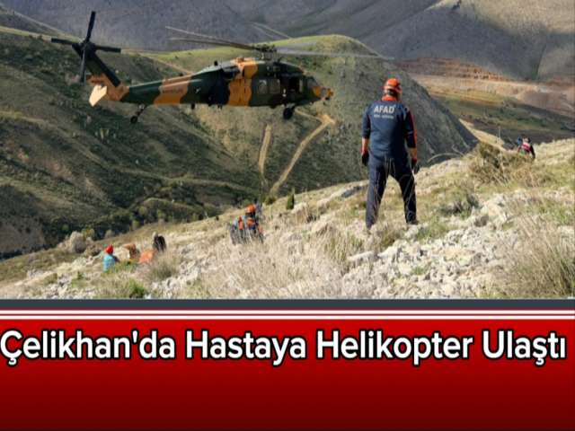 Hastaya Helikopter Ulaştı
