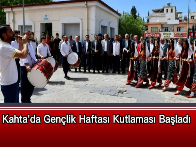 Kahta'da Gençlik Haftası Başladı