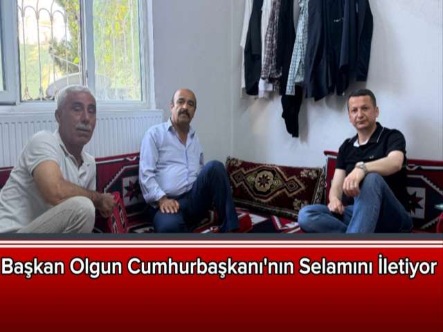 Başkan Olgun Bayramda Vatandaşlarla Birlikte