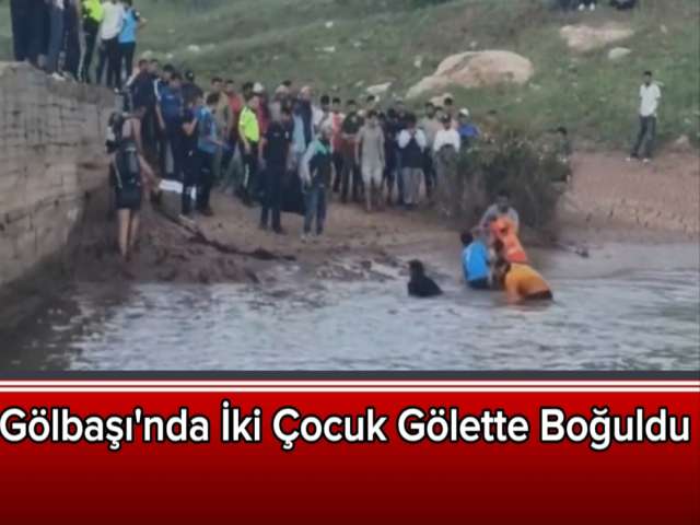 Gölbaşı'nda İki Çocuk Gölette Boğuldu