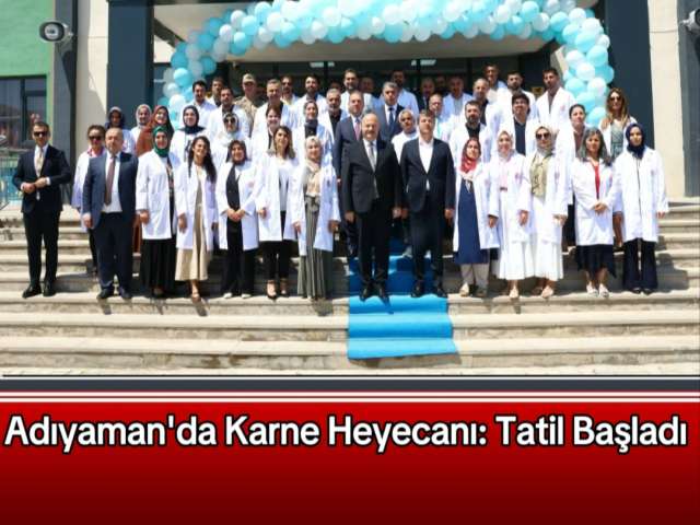 Adıyaman'da Karne Heyecanı