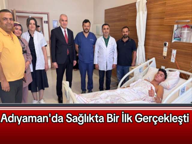 Sağlıkta Bir İlk Gerçekleşti