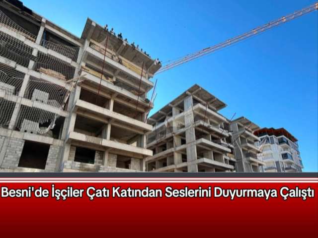 İşçiler Çatı Katından Seslerini Duyurmaya Çalıştı