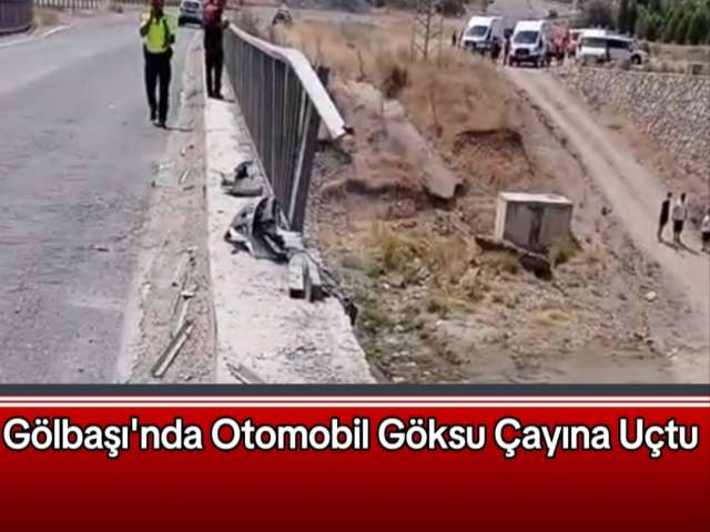Otomobil Göksu Çayına Uçtu