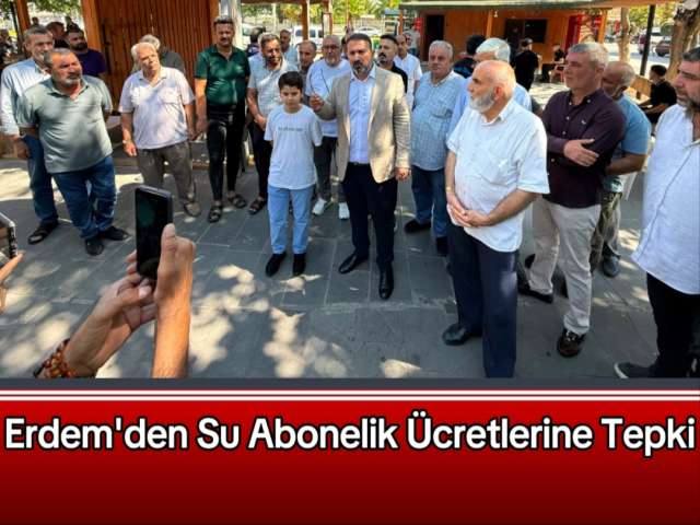 Kahta'da Su Abone Ücretlerine Tepki